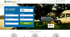 Desktop Screenshot of campertravel.co.nz